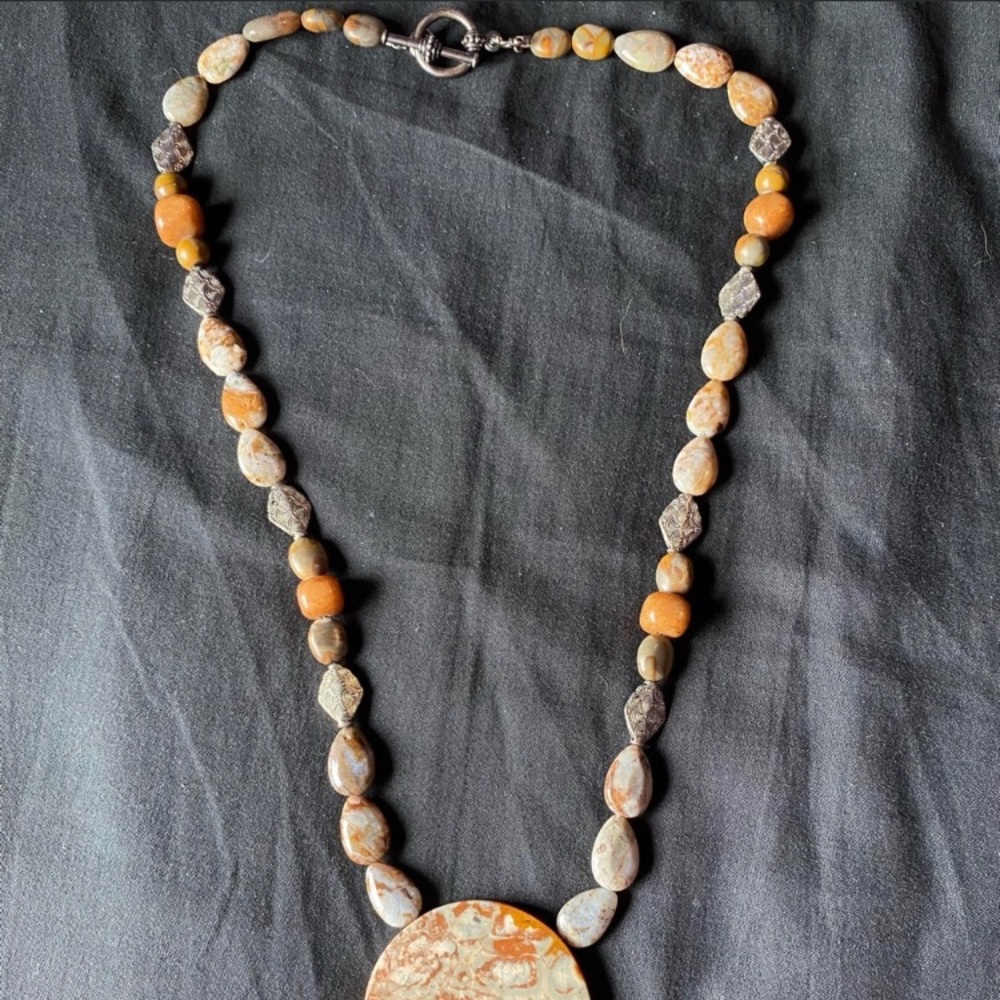 Handmade beaded necklace